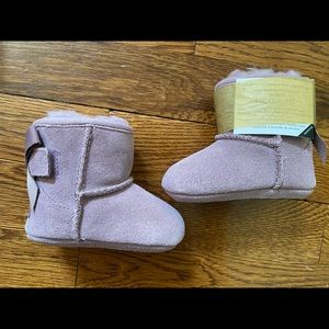 Baby Girl UGG Boots with Bow Size 0/1 NWT